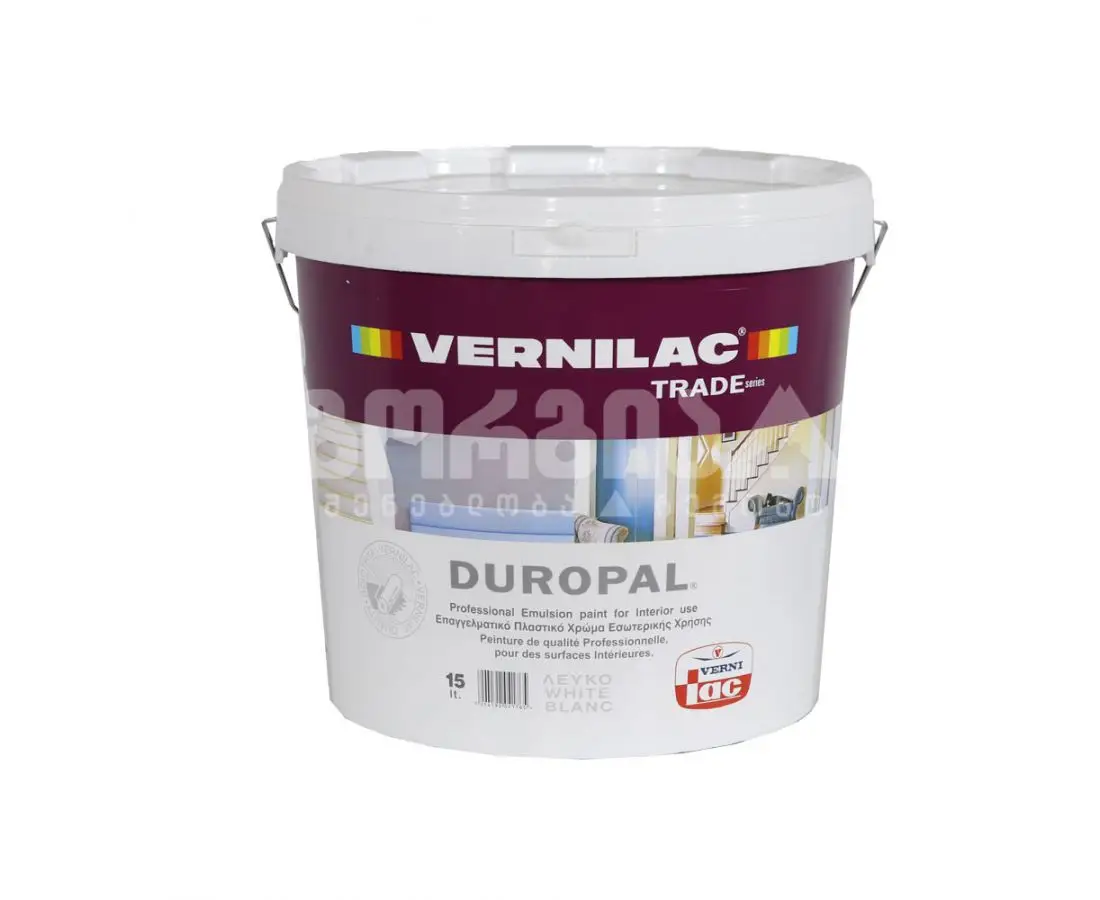 წყალემულსია DUROPAL No.10992  15 ლ — ინტერიერის საღებავი
